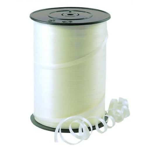 Ivory Curling Balloon Ribbon