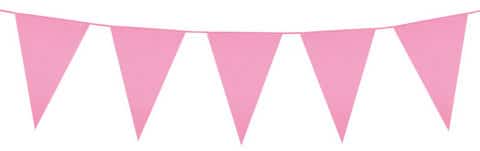 Pale Pink Giant Bunting for grand openings by Personalised Printed ...