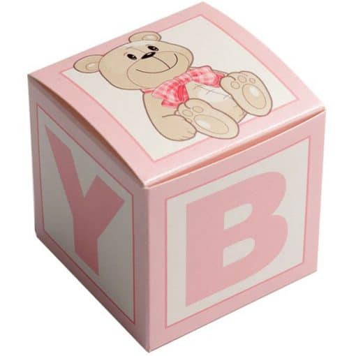 Building Block Baby Favour Boxes