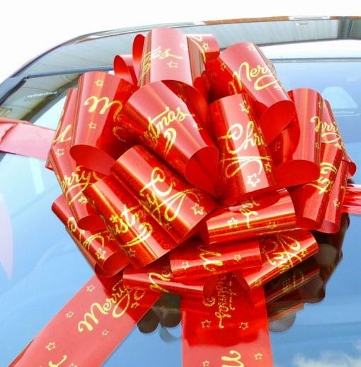 MEGA Merry Christmas Giant Car Bow