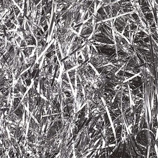 Metallic Silver Shredded Tissue Paper