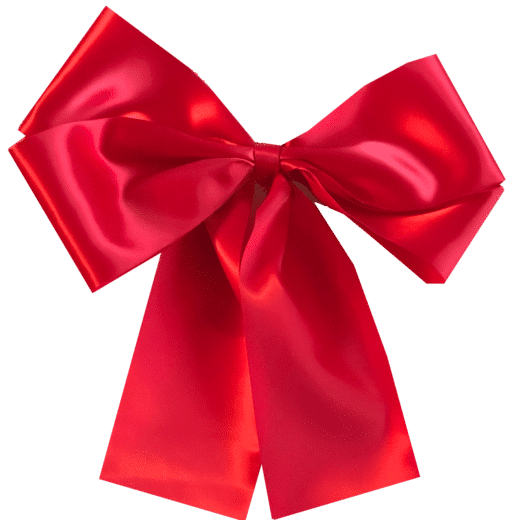 Red Satin Door Bow Decorating Pack