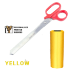 Red Scissors with YELLOW Ribbon
