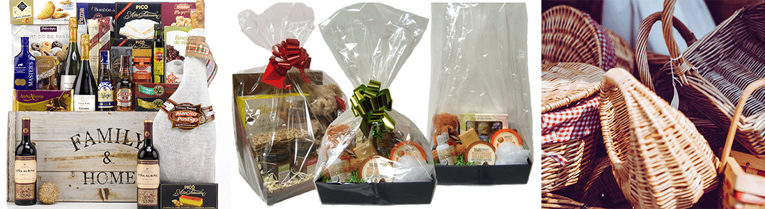 Hampers & Gift Basket Cellophane Bags Wrapping Quick Easy